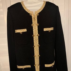 St. John Marie Gray Evening Collection Jacket | Size 10